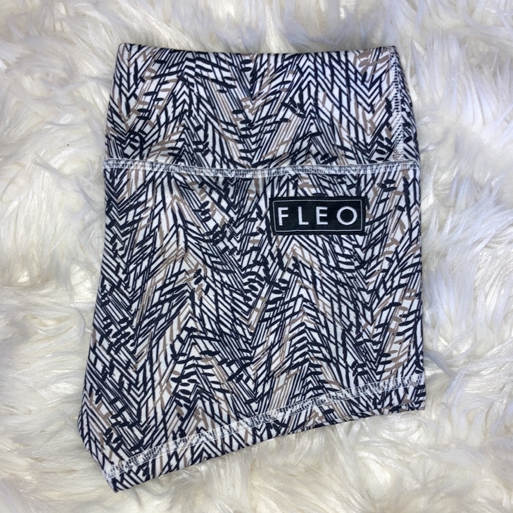 FLEO Blue Gray Geometric Shorts OG 2.5 DL M